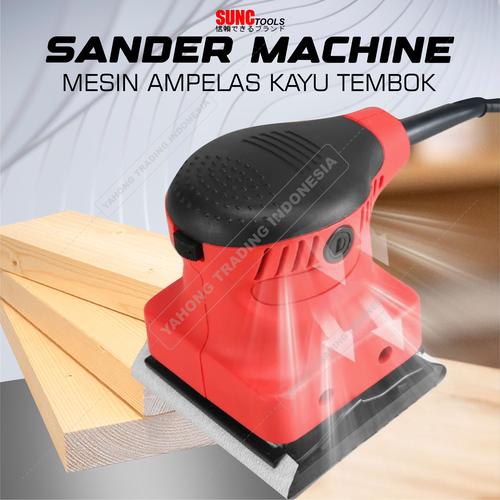 [EZM.4700038] Mesin Amplas Kayu Elektrik Sander Amplas Tembok Amplas Listrik Electric Sander SUNC TOOLS