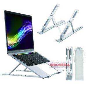 [EZM.4700053] Meja Laptop Stand Laptop Besi Aluminium Kipas Laptop Lipat