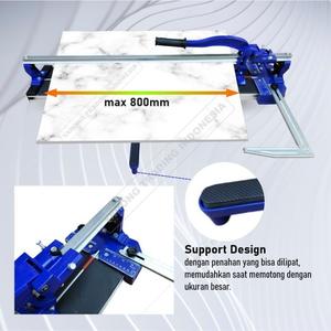 [EZM.4700068] Alat Potong Keramik Granit Manual 80cm 100cm 120cm