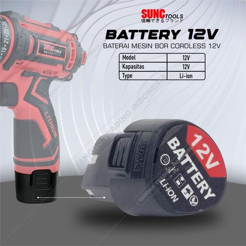 [EZM.4700075] Batere Mesin Bor Cordless Baterai Mesin Impact Gerinda 12V 21V 48V 99V