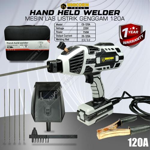 [EZM.4700089] Mesin Las Listrik Hand Held Welder Inverter Las Genggam
