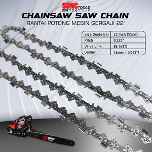 [EZM.4700132] Rantai Mesin Gergaji 325 22" Inch 86E 34T Rantai Potong
