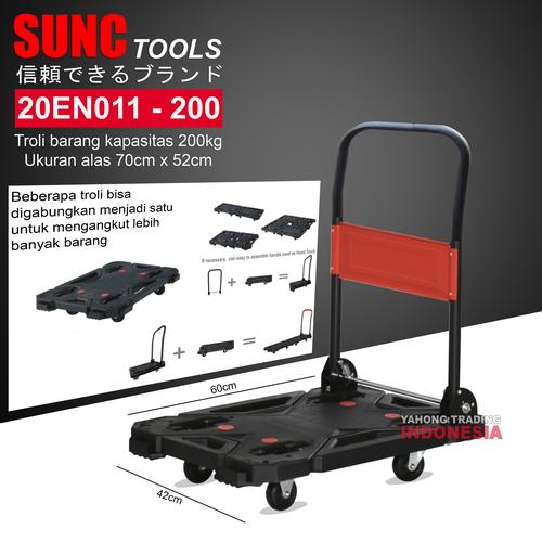 [EZM.4700186] Troli Lipat Trolley Trolly Barang Troli Plastik Tebal 200kg SUNC TOOLS