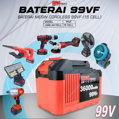 [EZM.4700204] Baterai 99VF Batere Mesin Impact Bor Gergaji SUNC TOOLS