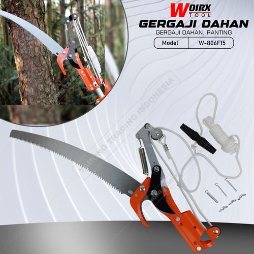 [EZM.4700208] Gunting Gergaji Cabang Pohon Dahan Buah Dengan Tali