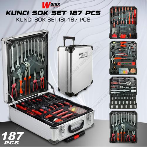 [EZM.4700221] Kunci Sock Sok Set 187 Pcs Socket Tool Kit