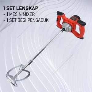 [EZM.4700243] Mesin Pengaduk Cat Semen Makanan Elektrik Elektric Mixer SUNC TOOLS