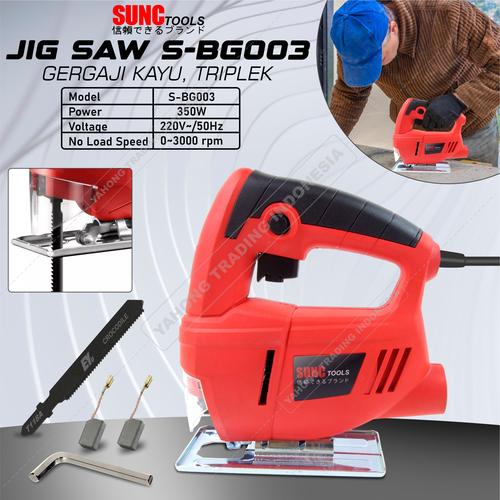 [EZM.4700249] SUNC TOOLS Jigsaw Mesin Gergaji Kayu Triplek Jig Saw