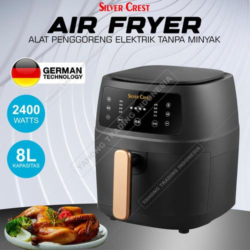 [EZM.4700343] Digital Air Fryer Mesin Penggoreng Tanpa Minyak Elektrik 2400W 8L