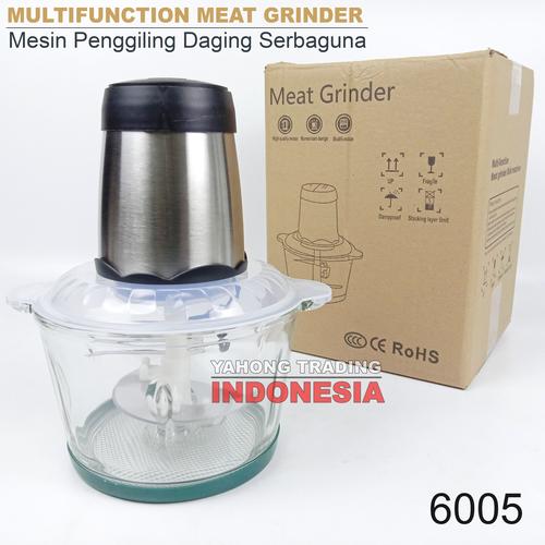 [EZM.4700374] Blender Daging Meat Grinder Penggiling Multifungsi Stainless Kaca