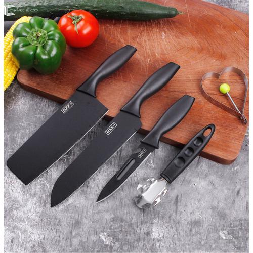 [EZM.4700383] Pisau Dapur Lengkap 5pcs Kitchen Knife Set Buck-I 5 pcs in 1