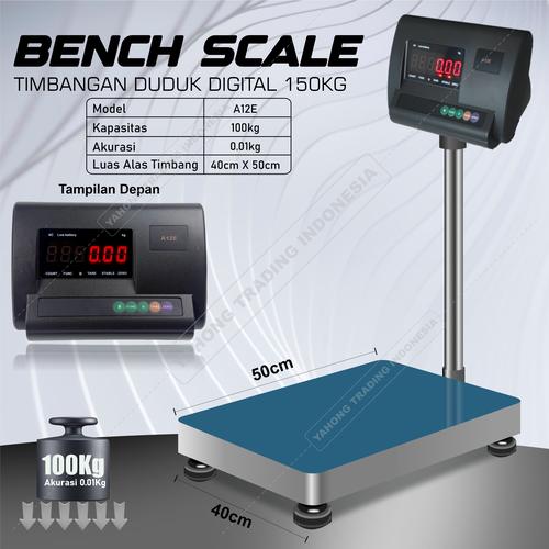 [EZM.4700389] Timbangan Digital A12E Timbangan Barang 40cm x 50cm 100kg 150kg 200kg