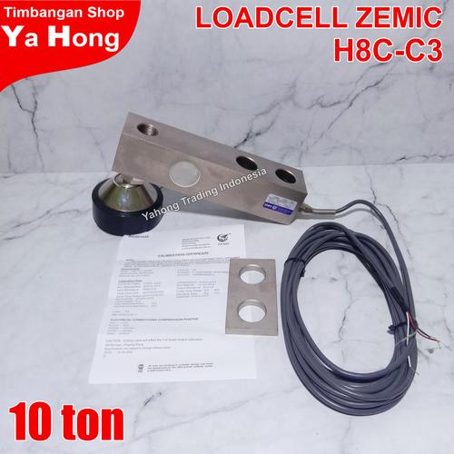 [EZM.4700400] Load Cell Loadcell 10 ton Sensor Timbangan Digital ZEMIC H8C 10ton