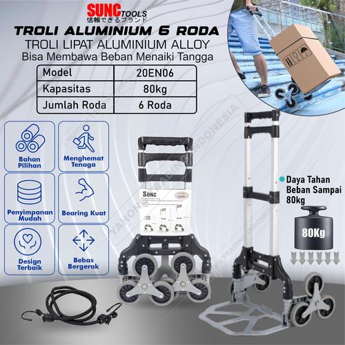[EZM.4700445] Trolley Lipat Roda Trolly Troli Lipat Aluminium Bisa Naik Tangga