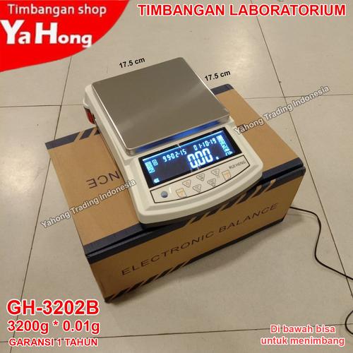 [EZM.4700449] Timbangan Digital Laboratorium Analitik Ruiheng GH-3202B 3200g 0.01g