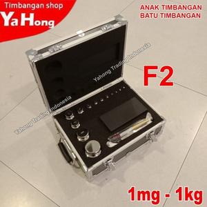 [EZM.4700454] Anak Timbangan Batu Timbangan F2 Series 1mg-1kg + BOX
