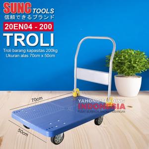 [EZM.4700465] Trolley Lipat / Trolly / Troli Plastik Lipat Serbaguna 150kg
