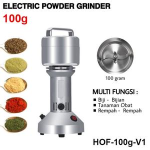 [EZM.4700470] Mesin Giling Bumbu Rempah/Penepung/Spice Herb Grinder/Miller 100g
