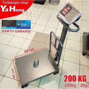 [EZM.4700529] Timbangan Barang Digital Ekspedisi Paket Dengan Roda 40x50 200kg 20g