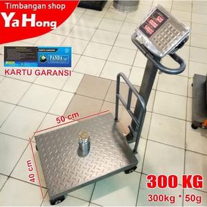 [EZM.4700530] Timbangan Barang Digital Ekspedisi Paket Dengan Roda 40x50 300kg 50g