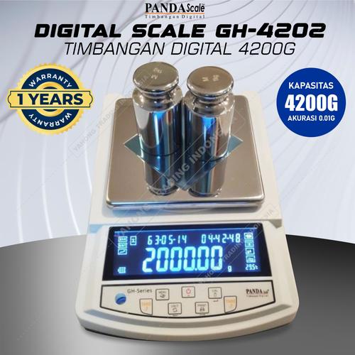 [EZM.4700531] Timbangan Electronic Balance Analitik Lab GH-4202 4200g 0.01g