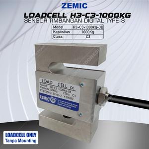 [EZM.4700537] Load Cell Timbangan Digital 1TON Loadcell S Type Zemic H3 1 TON