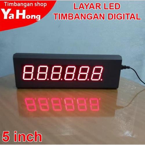 [EZM.4700542] Layar Timbangan DIgital External Display 5 inch