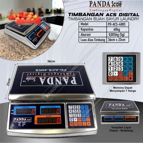 [EZM.4700577] Timbangan Digital Laundry Paket Buah Makanan PANDA SCALE 40kg 5g