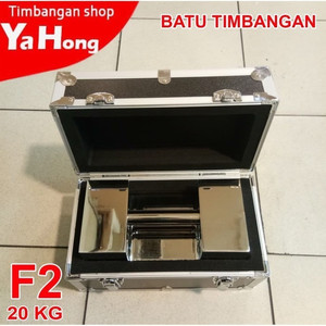[EZM.4700581] Anak Timbangan Kalibrasi Batu Timbangan F2 Series 20kg + BOX