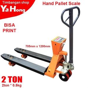 [EZM.4700586] Hand Pallet Scale 2 TON Timbangan Pallet Digital + Print 2ton 0.5kg