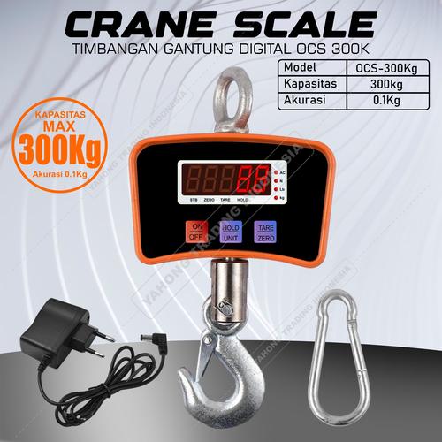 [EZM.4700597] Timbangan Gantung Digital Timbangan Barang Digital 300kg 0.1kg