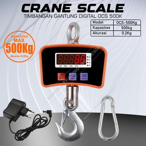 [EZM.4700598] Timbangan Gantung Digital Timbangan Barang Digital 500kg 0.2kg