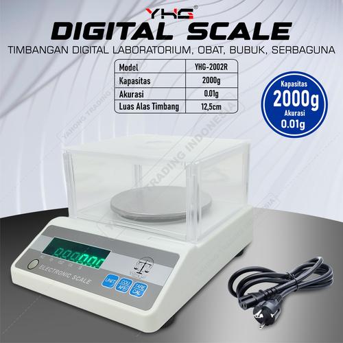 [EZM.4700619] Timbangan Digital Electronic Balence Emas Dapur Lab 2000g