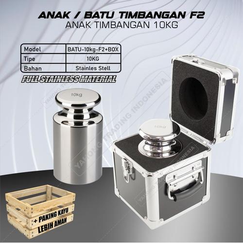 [EZM.4700632] Anak Timbangan Batu Timbangan F2 Series 10kg