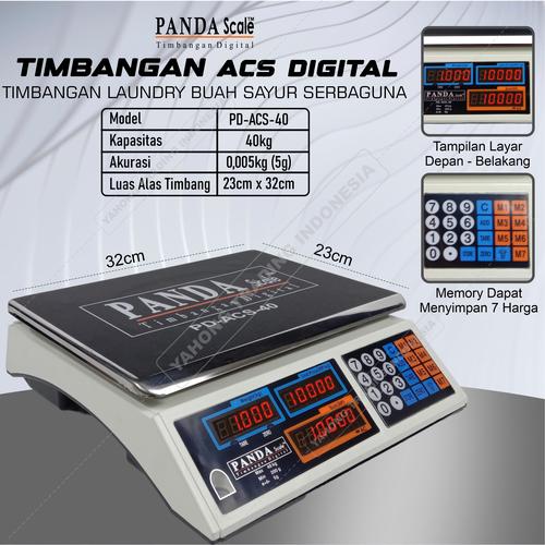 [EZM.4700642] Timbangan Digital Price Computing Scale Laundry Barang Sembako 40kg 5g