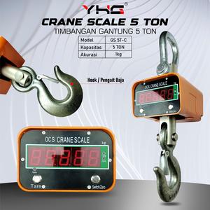 [EZM.4700670] Timbangan Gantung Digital Barang Ekspedisi Pabrik YHG 5TON