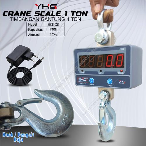 [EZM.4700685] Timbangan Gantung Digital / Timbangan Barang 1 Ton 0.2kg
