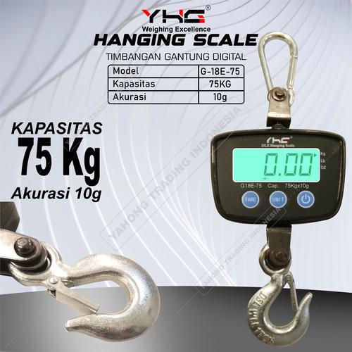[EZM.4700698] Timbangan Gantung digital scale 75kg*10g G18E-75