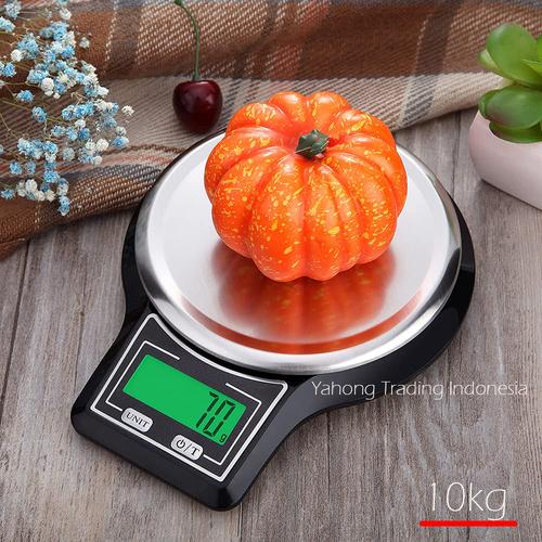 [EZM.4700703] Timbangan Dapur Coffee Stainless/KITCHEN SCALE 10kg*1g