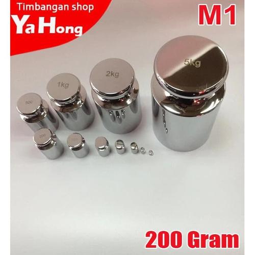 [EZM.4700732] Anak Timbangan 200g chrome M1 series