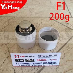 [EZM.4700736] Anak Timbangan chrome 200g F1 series digital mini scale