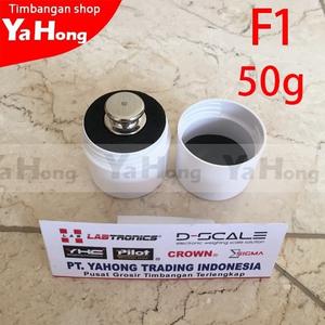 [EZM.4700738] Anak Timbangan chrome 50g F1 series digital mini scale