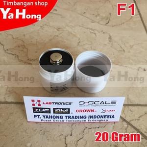 [EZM.4700739] Anak Timbangan chrome 20g F1 series