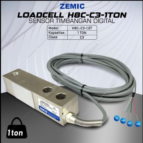 [EZM.4700747] Load Cell Timbangan Digital 1TON Loadcell Zemic H8C 1 TON