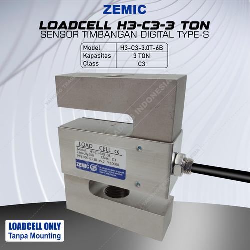 [EZM.4700753] Load Cell Timbangan 3TON Loadcell S Type Zemic H3 3 TON