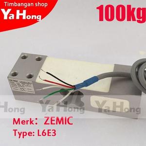 [EZM.4700759] 100Kg Load Cell Weighing Berat Timbangan Strain Gauge ZEMIC L6E3