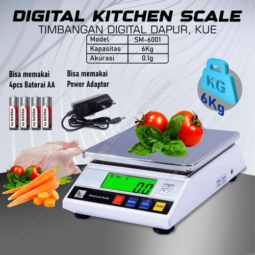 [EZM.4700766] Timbangan Digital SIGMA / Timbangan Dapur Kue SIGMA 6kg 0.1g