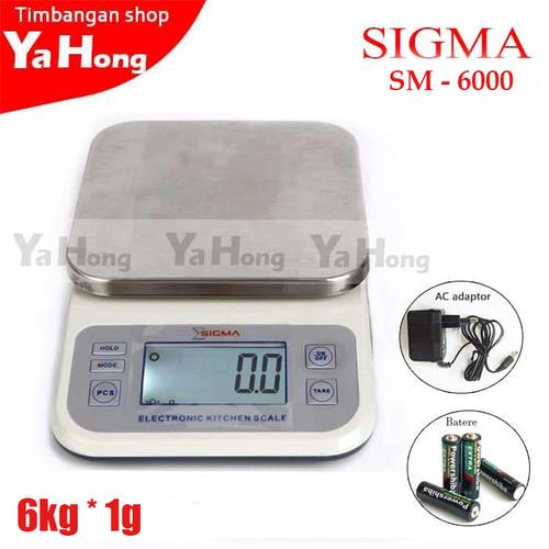 [EZM.4700770] Timbangan Digital Portable Akurasi 1gram Max 6000 gram