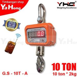 [EZM.4700775] Timbangan Barang Pabrik 10ton Timbangan Gantung Digital YHG 10 TON