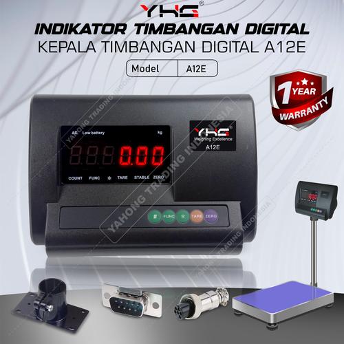 [EZM.4700787] Indikator indicator Timbangan Digital YHG A12E bergaransi